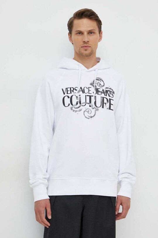 

Хлопковая толстовка Versace Jeans Couture, белый