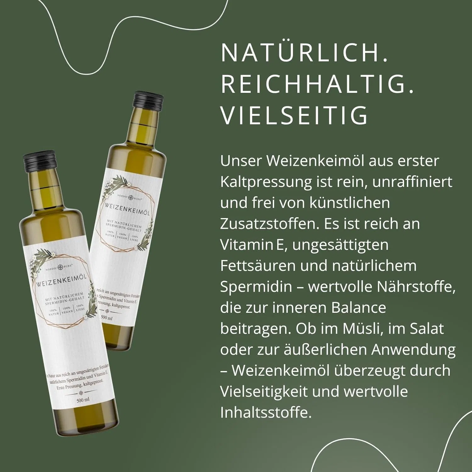 Масло для лица Nordic Pure — Масло зародышей пшеницы холодного отжима от, 6 г — фото 2