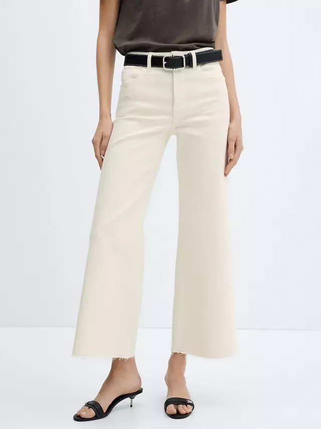 

Джинсы Mango Sharon Culotte, бежевый