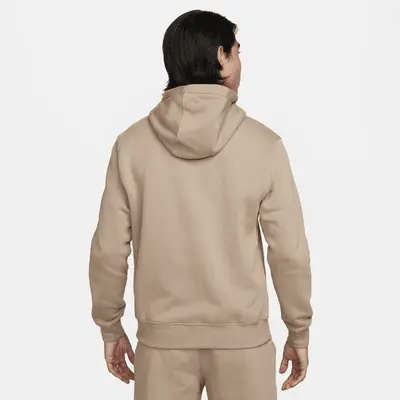 Худи Nike Sportswear Club Fleece, цвет Khaki/Khaki/White — фото 3
