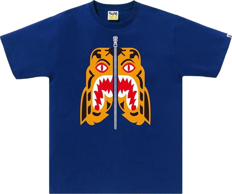 

Футболка BAPE Tiger 'Blue', синий