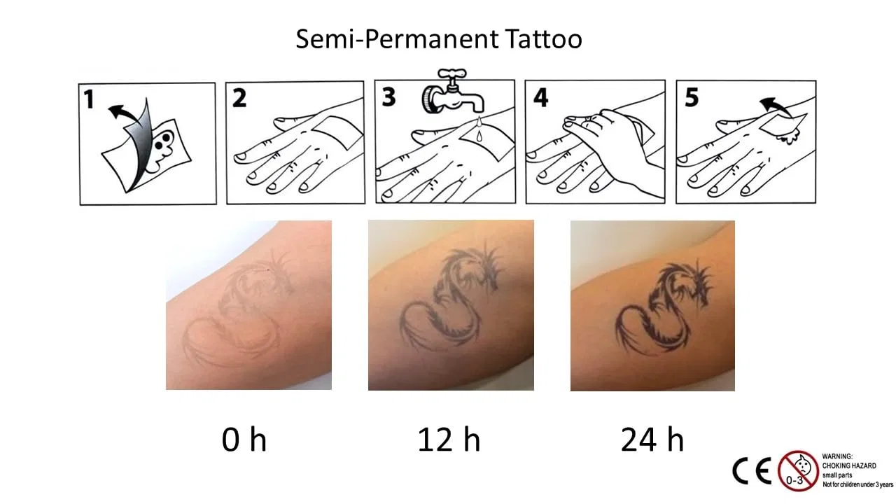 Временные татуировки с динозаврами «CC014 025» Beyondtattoos — фото 2