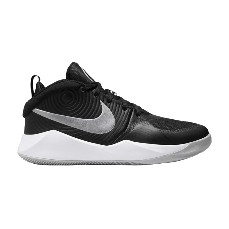 

Кроссовки Team Hustle D9 GS 'Black Metallic Silver', черный