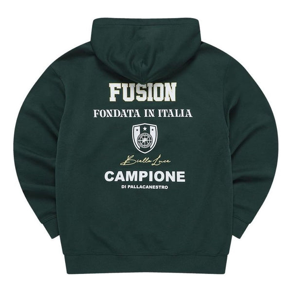 

Толстовка uniform inline hoodie 'green' Fila Fusion, зеленый