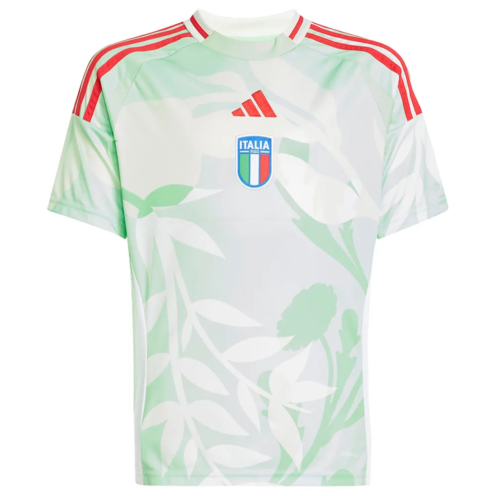 

Футболка с коротким рукавом adidas Italy 24/25 Away junior, зеленый