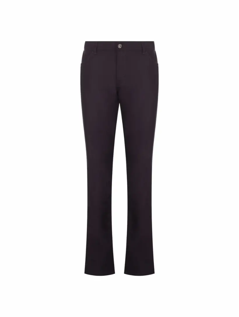 

Шерстяные зауженные брюки Pantaloni Torino, тёмно-синий