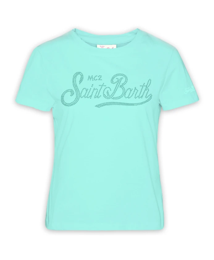 

Футболки и поло прозрачно-голубого цвета Mc2 Saint Barth, синий