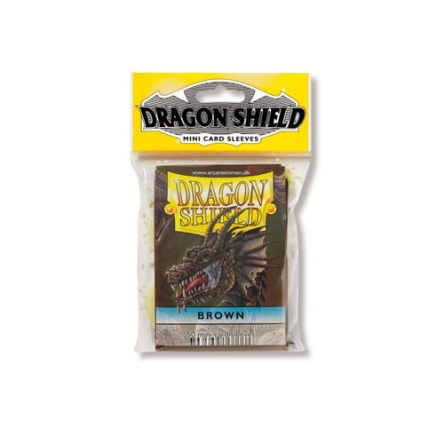 

Чехол для карточек Dragon Shield Mini – Brown (50 Ct. In Bag)