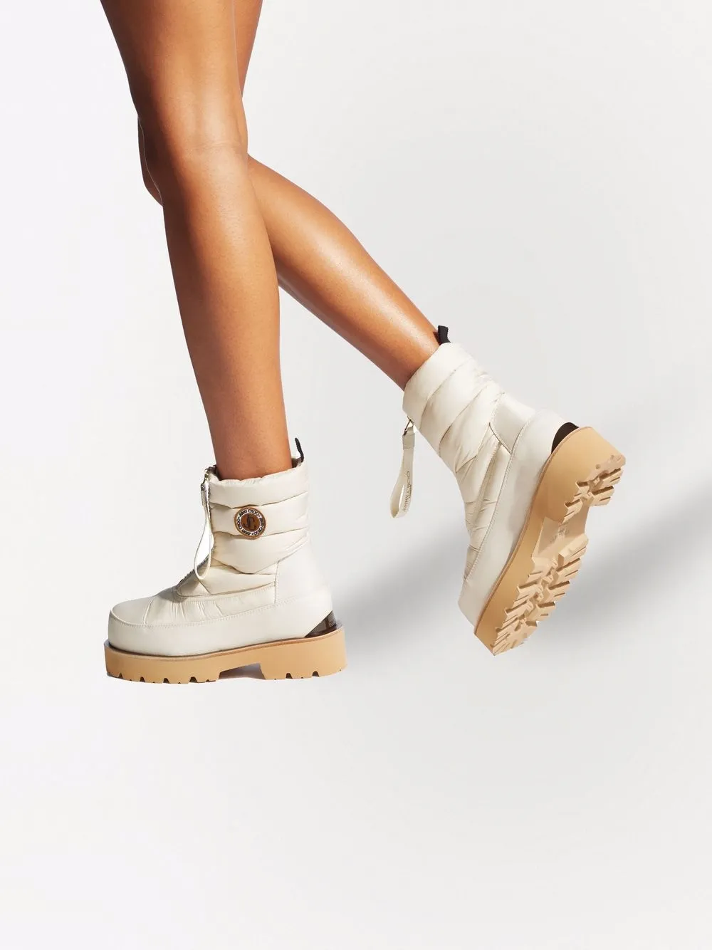 Дутые ботинки Kai JIMMY CHOO, белый — фото 4