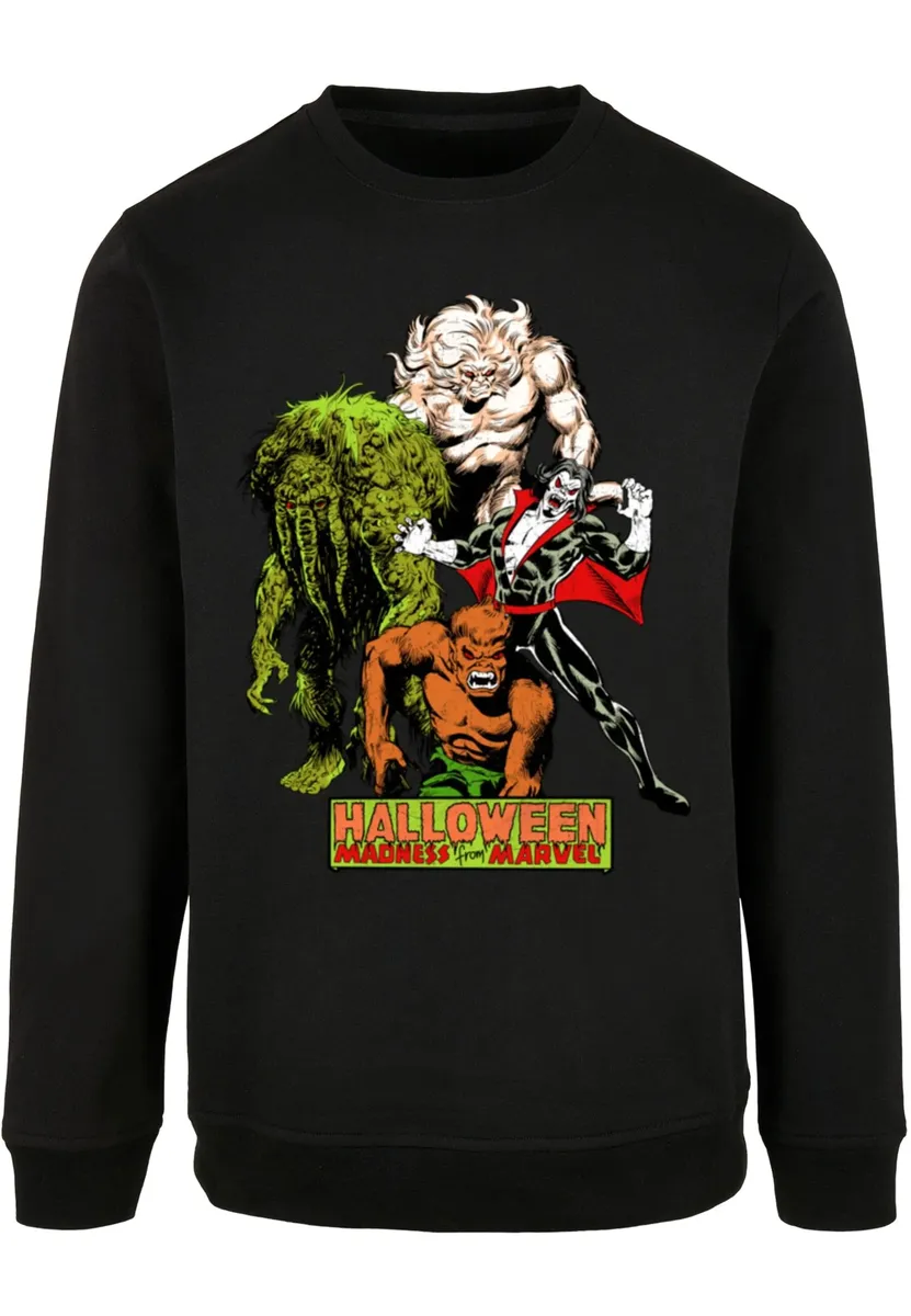 

Свитер с круглым вырезом ABSOLUTE CULT "ABSOLUTE CULT Men's Marvel - Halloween Monsters Crewneck", черный