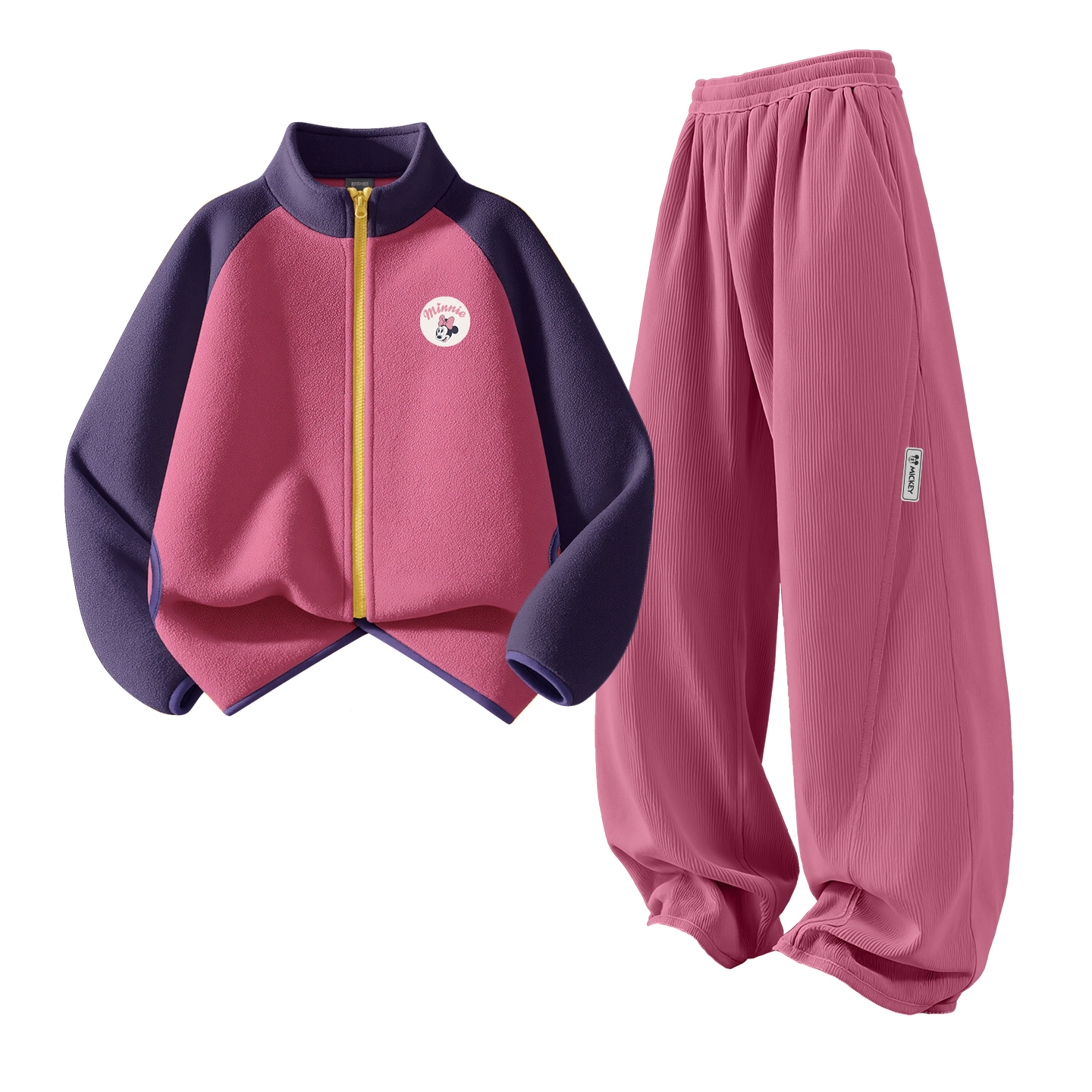 

Детская повседневная спортивная одежда Disney, фиолетовый/розовый