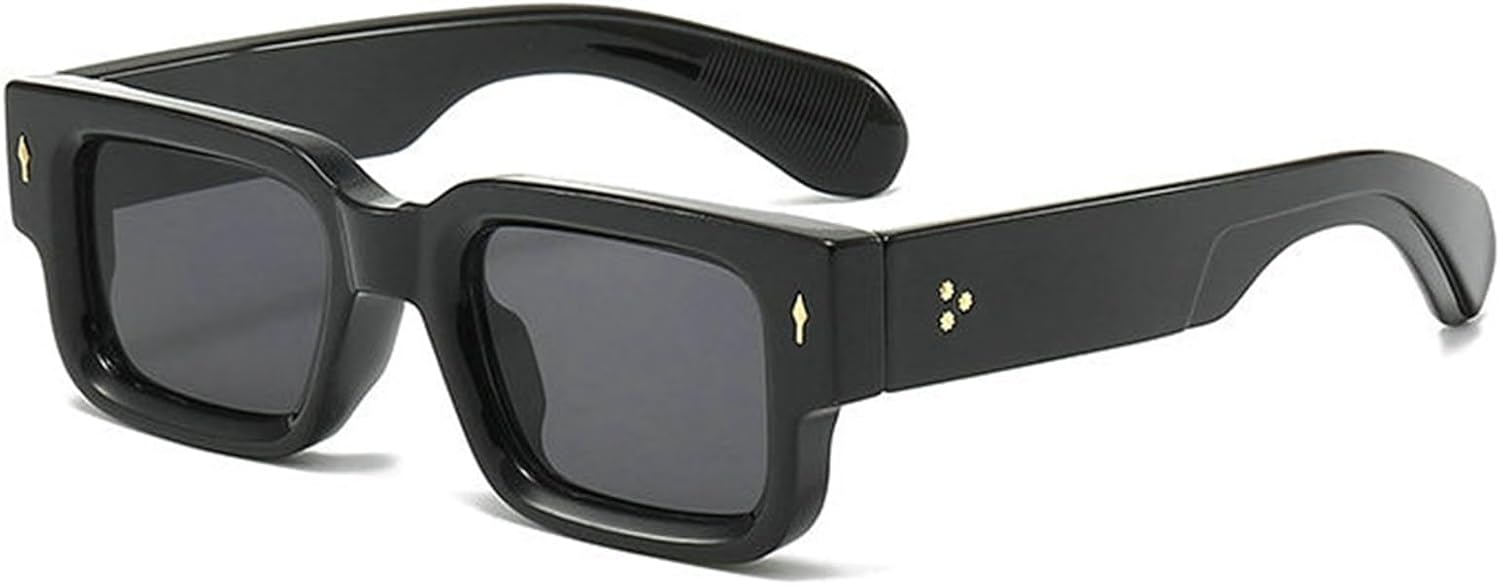 

Солнцезащитные очки Helena в толстой квадратной оправе для женщин и мужчин, массивные прямоугольные солнцезащитные очки черного цвета с защитой от УФ-излучения UV400, C1