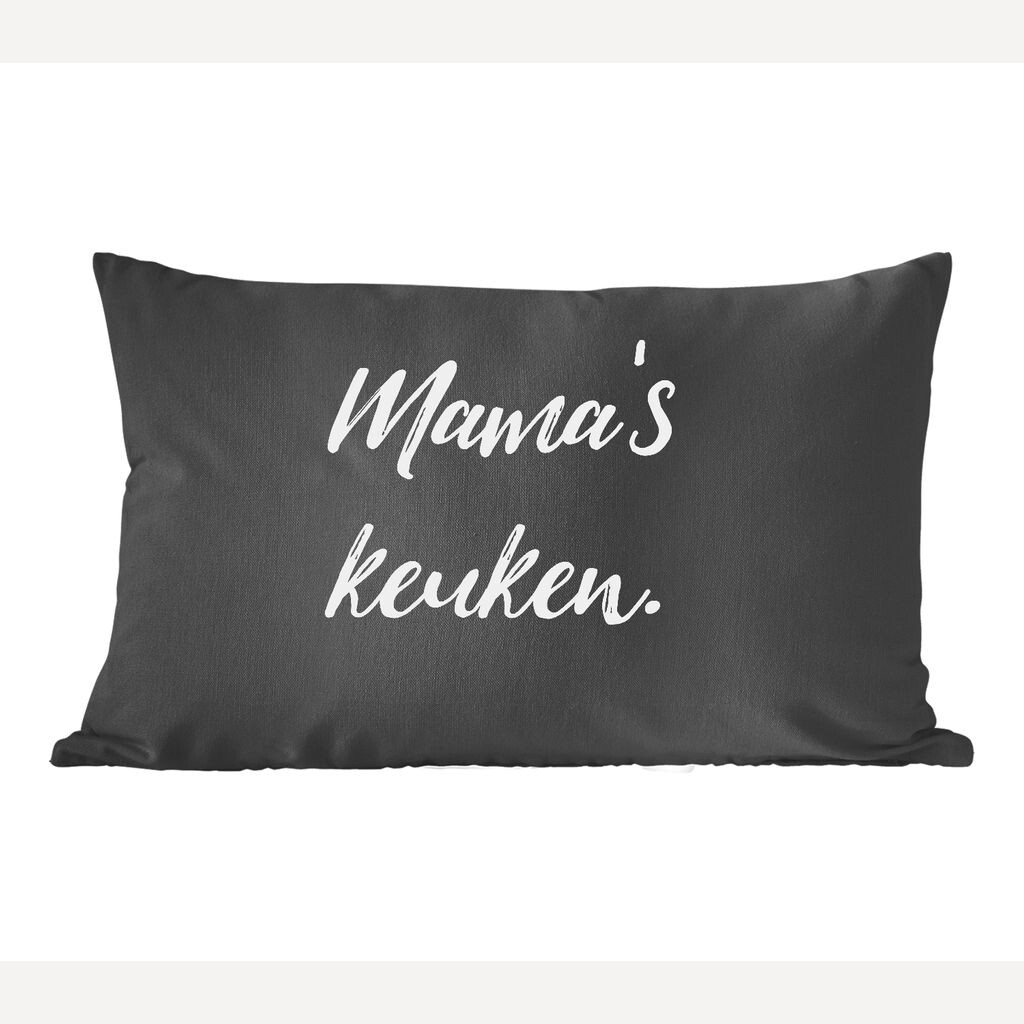 

MuchoWow Декоративная подушка Диванная подушка Декоративная подушка для гостиной 60 x 40 см Кухня матери - Цитаты - Пословицы - Мать - Кулинария - Чехлы на подушки - Декоративные чехлы на подушки - Декоративные чехлы на подушки