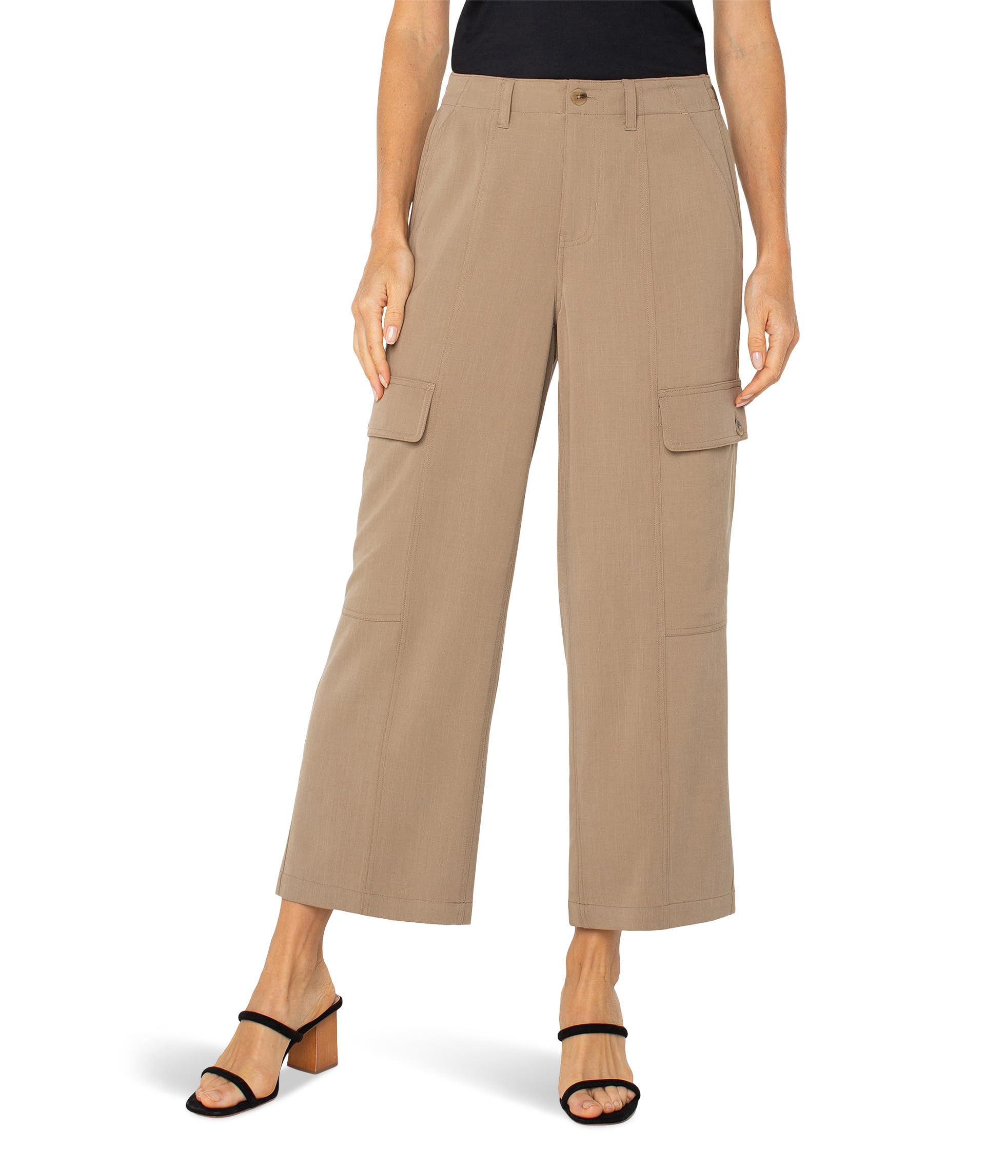 

Брюки Liverpool Los Angeles Hi-Rise Cargo Crop Straight Pant 26", Palo Santo