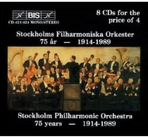 

CD диск Stockholm Philharmonic Orchestra: 75 Year: 1914-1989