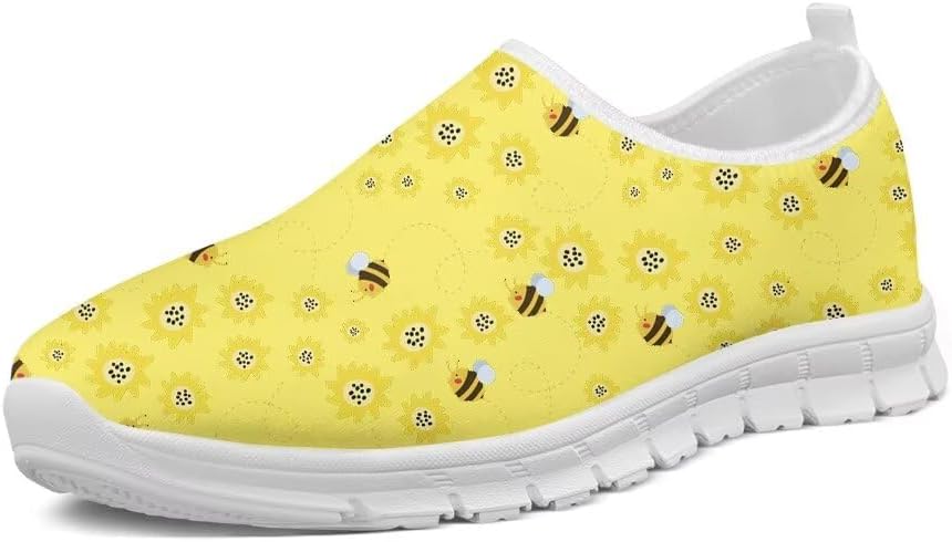 

Кроссовки Forchrinse с изображением, Bee Sunflower