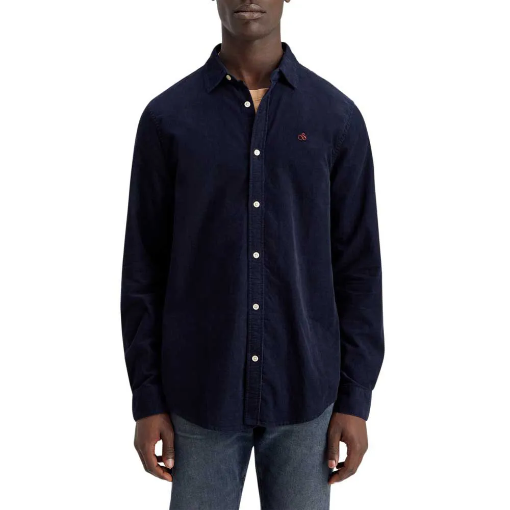 

Рубашка Scotch & Soda Corduroy, синий