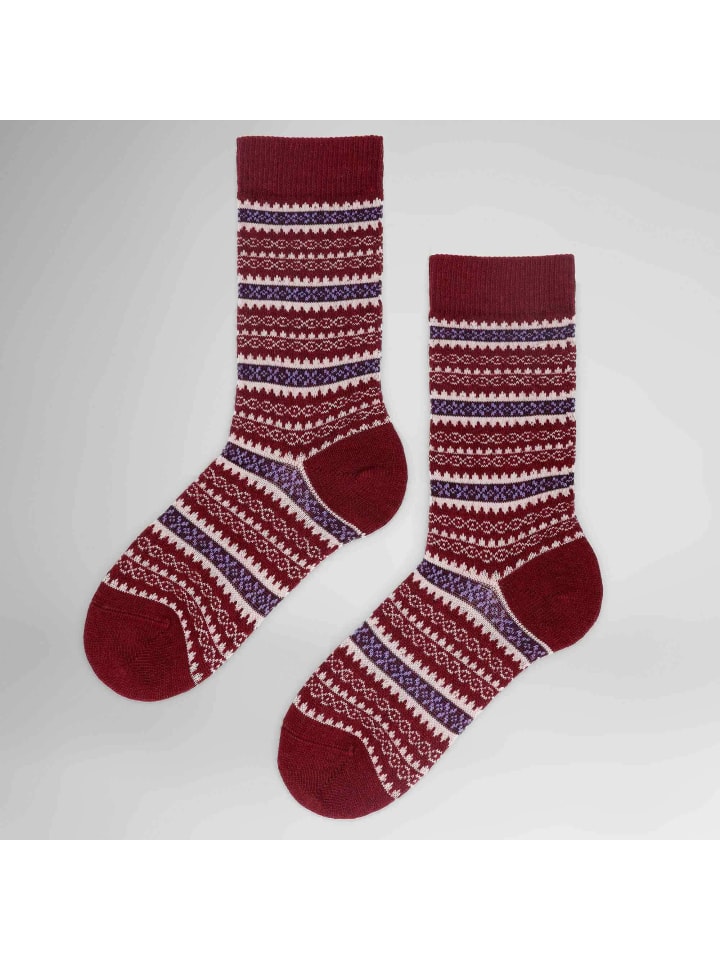 

Носки Fancy Nordic Fashion темно-красного цвета Hudson