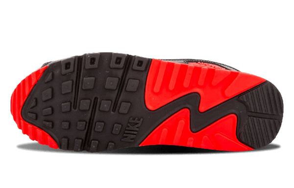 Кроссовки air max 90 premium сетка Nike, белый — фото 4