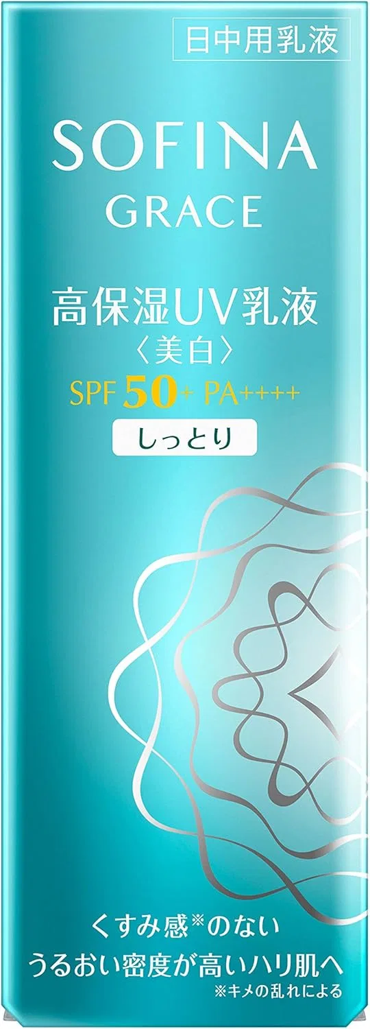 Крем для лица SPF50 SOFINA Увлажняющий Grace High Moisturizing UV Lotion PA+++ — фото 3