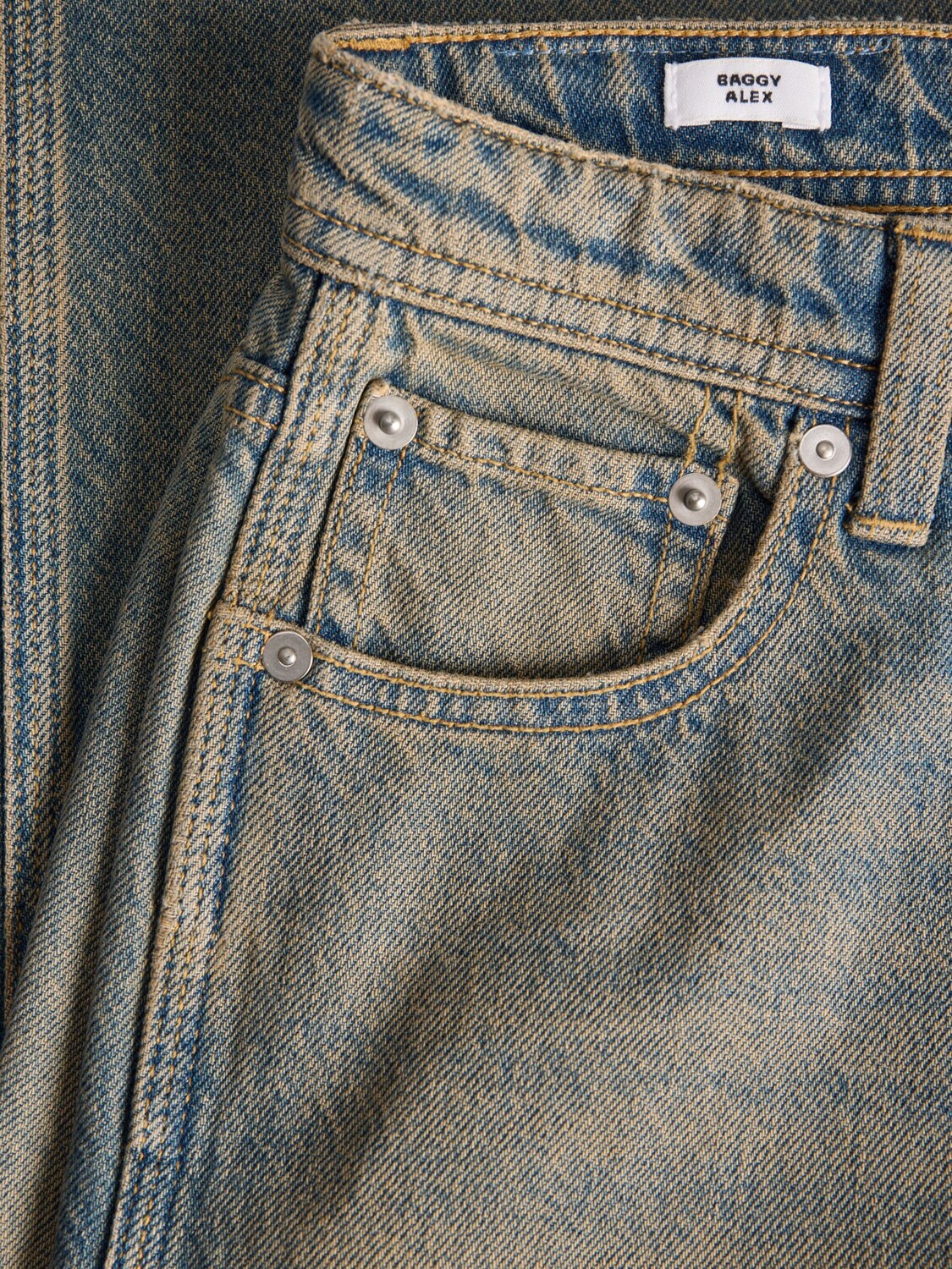 Jack & Jones Junior Багги джинсы 'JJIAlex JJNorrebro' в синем дениме — фото 3