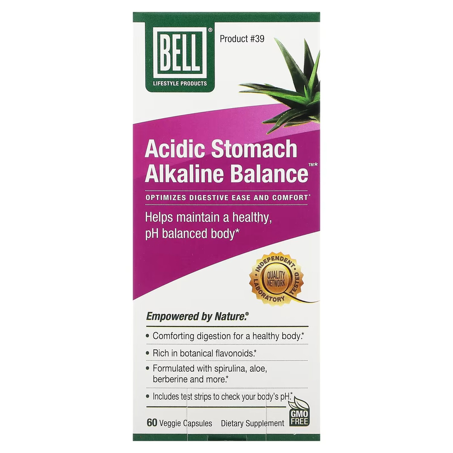 

Добавка Bell Lifestyle Acidic Stomach Alkaline Balance, 60 капсул