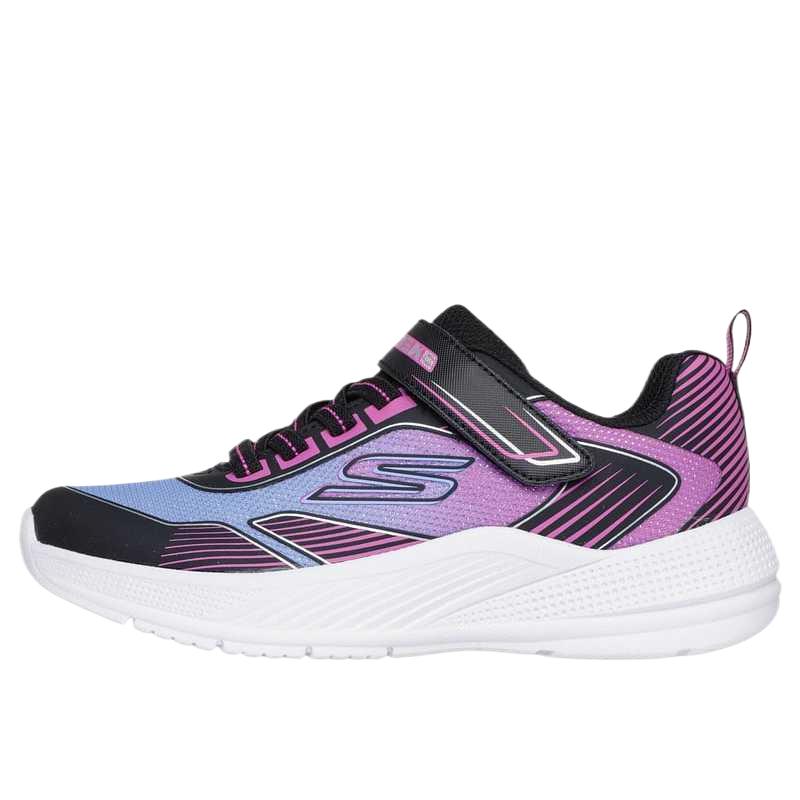

Skechers Kids Низкие детские повседневные кроссовки black purple для детей 3-7 лет