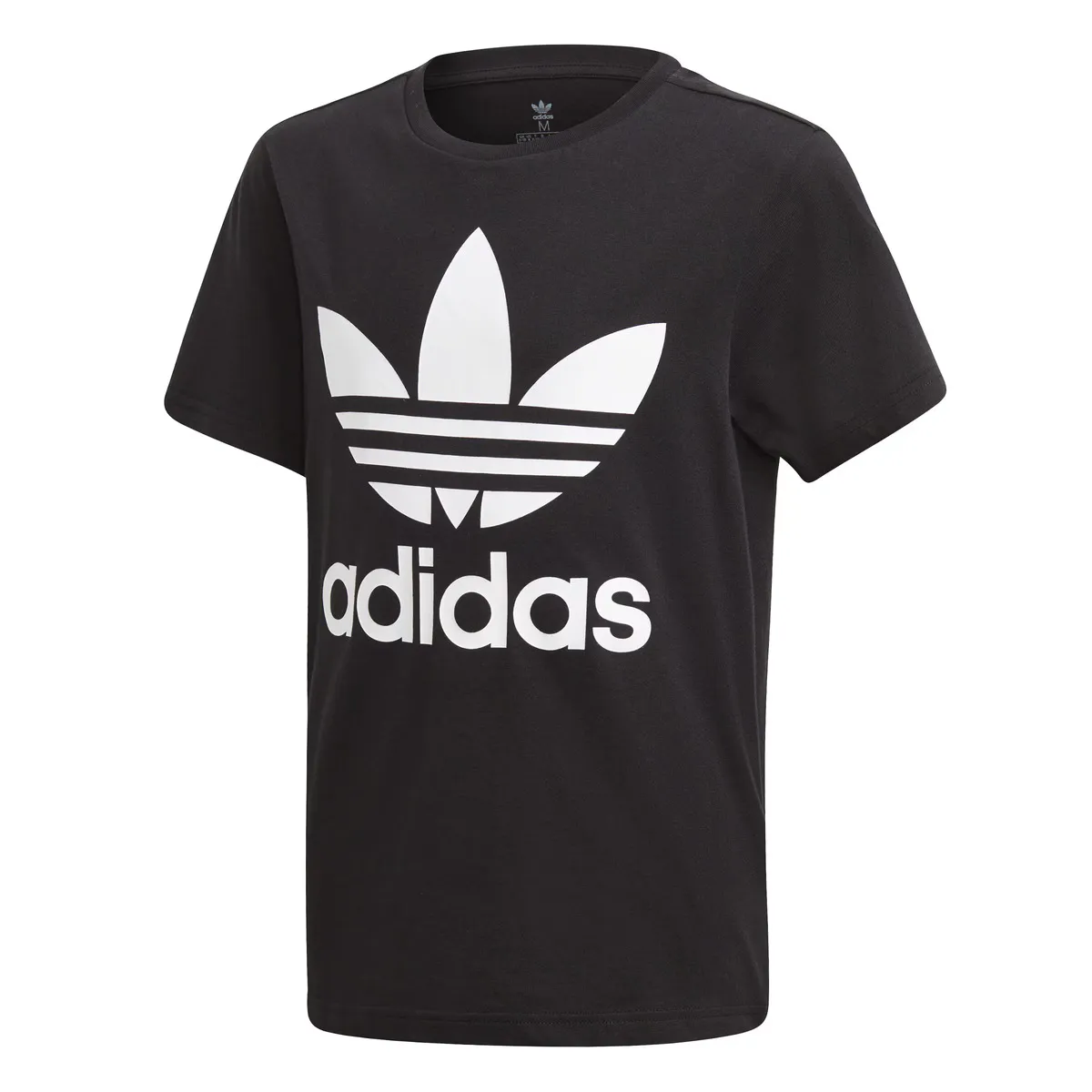

Трилистник Adidas Originals Детская футболка, черный/белый