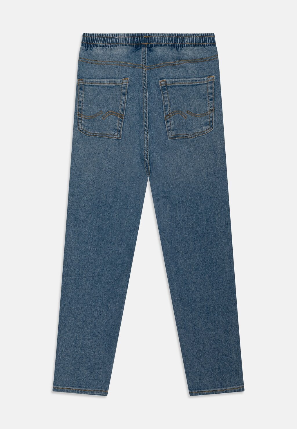 Джинсы свободного кроя JJIGLENN JJELASTICATED Jack & Jones, синий деним — фото 2