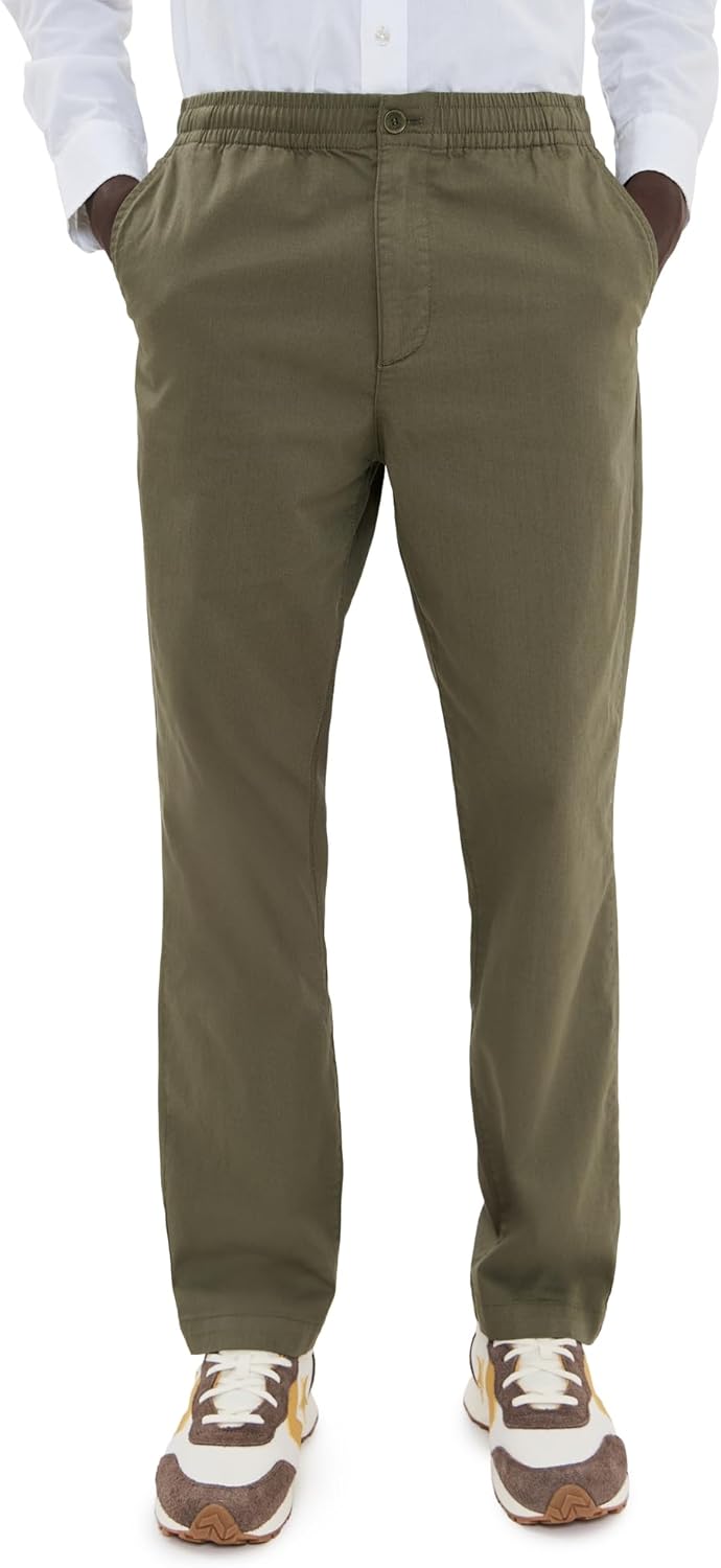 

Lacoste мужские классические чинос на резинке, Olive