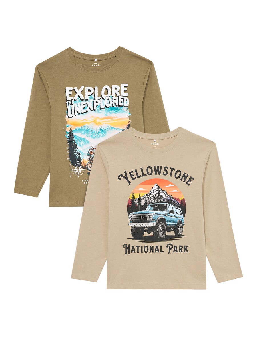 

Рубашка NAME IT NKMVOTO, бежевый/хаки