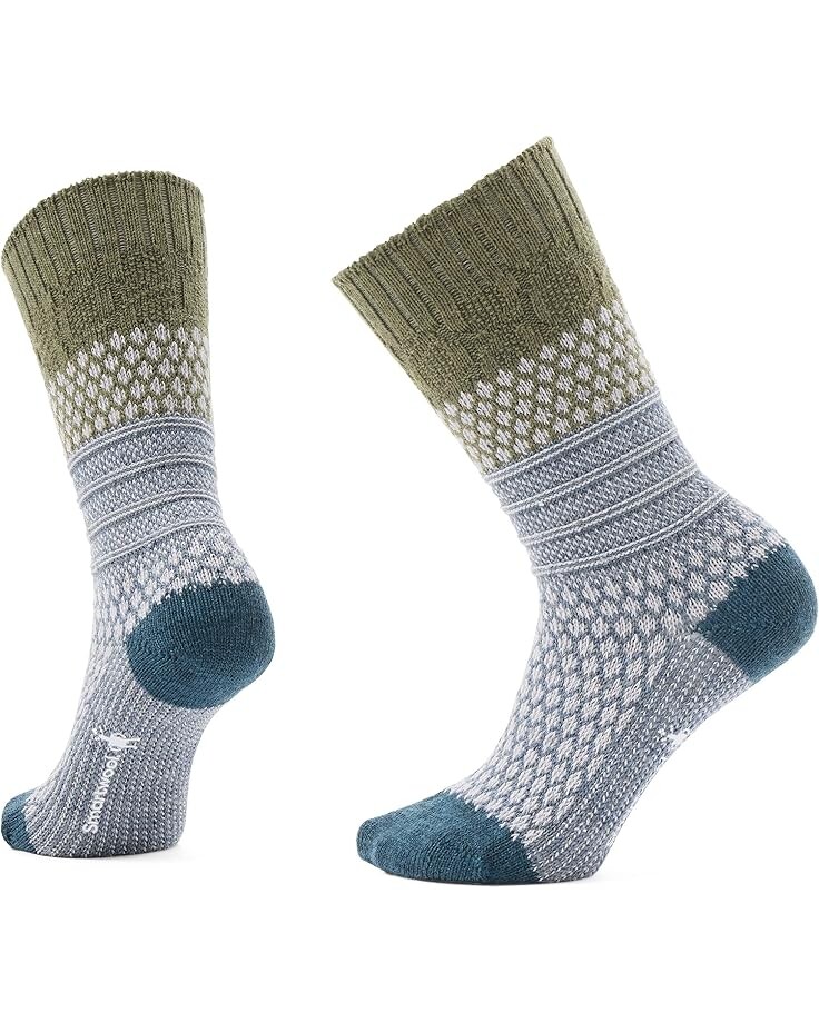 

Носки Unisex Smartwool Everyday Popcorn Cable Crew Socks, цвет Winter Moss