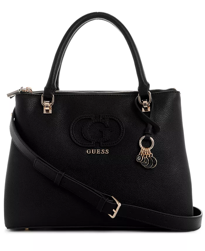 

Сумка-хобо Calebra Small Status Satchel GUESS, черный
