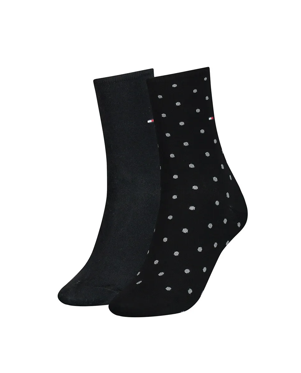 

Комплект женских носков в горошек Sock Dot Tommy Hilfiger, черный