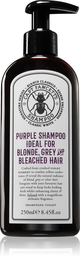 

Шампунь фиолетовый тонирующий с фиолетовыми пигментами для седых волос Captain Fawcett, 250 мл