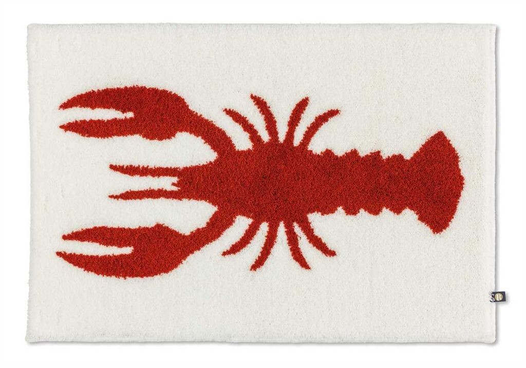 

Коврик для ванной Rhomtuft LOBSTER квадратный 50 x 65 см цвет: экрю/кармин