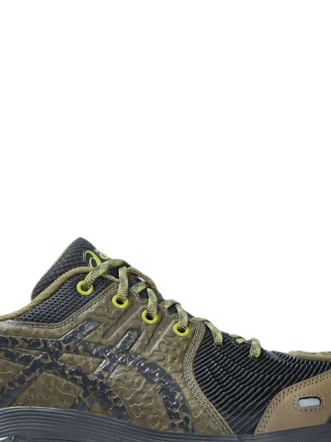 Кроссовки с кожаными вставками ASICS, коричневый — фото 2