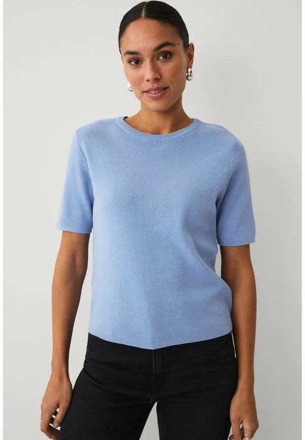 

Базовая футболка mit kurzen ärmeln Ellos Collection, Light Blue, Синий, Базовая футболка mit kurzen ärmeln Ellos Collection, Light Blue