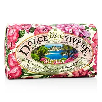 Натуральное мыло «Sicilia Bouganville Marine Sea Salt & Papyrus Tree» от Nesti Dante Nesti Dante