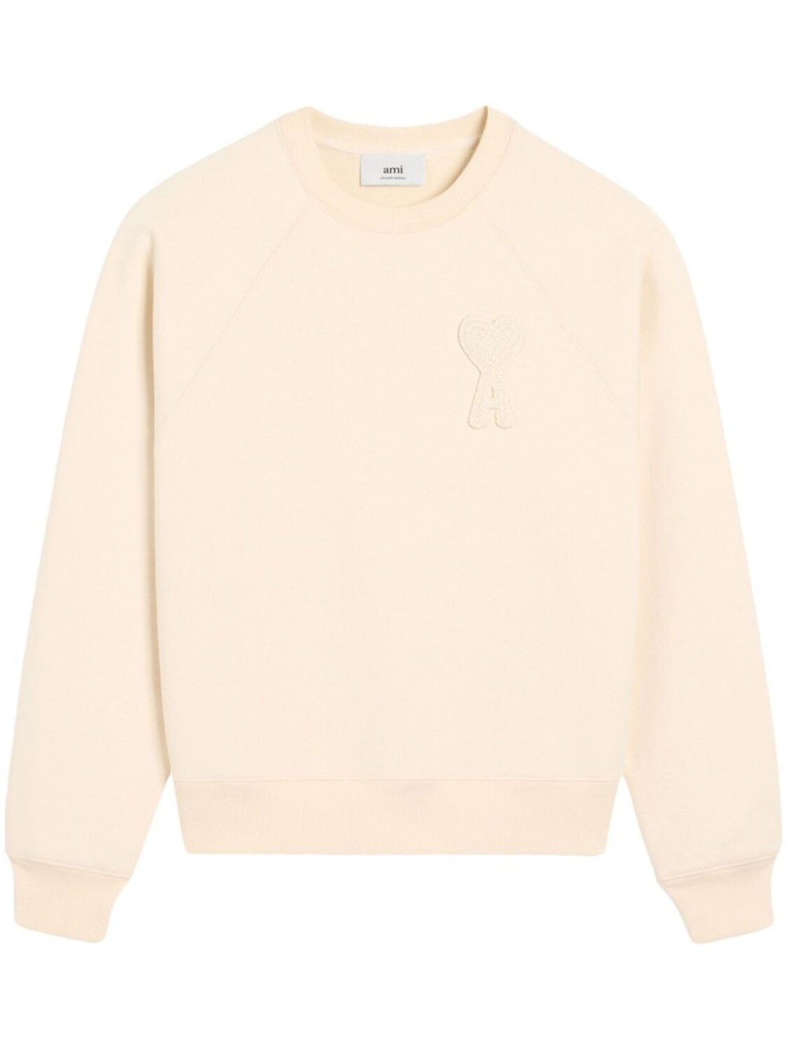 

AMI Paris толстовка с монограммой Ami de Coeur, нейтральный