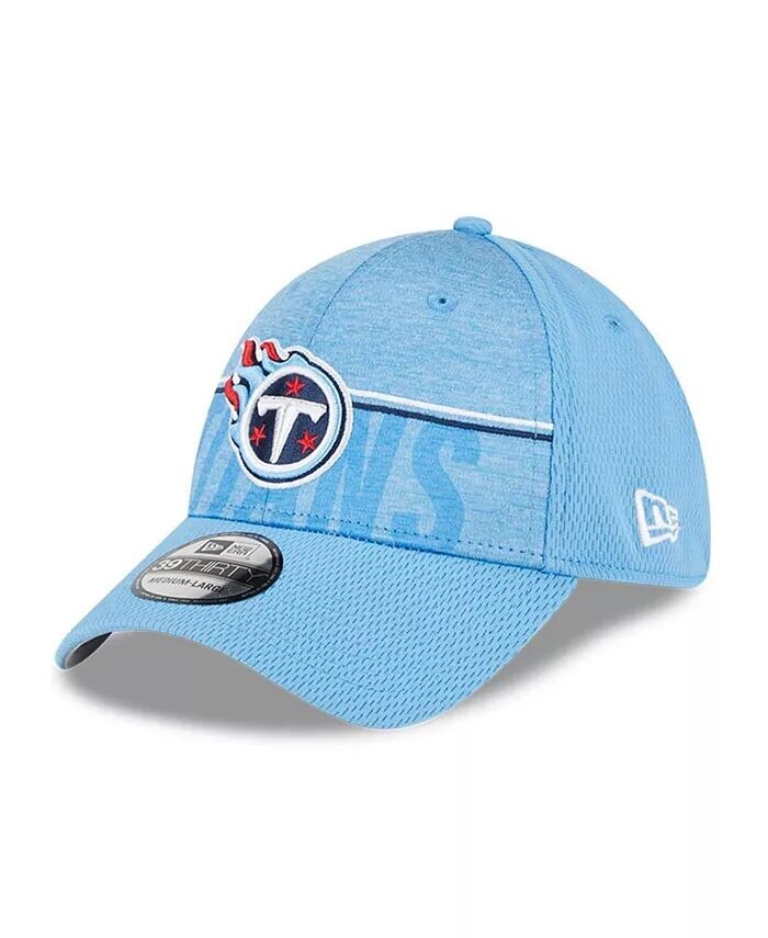 

Мужская голубая кепка Tennessee Titans 2023 NFL Training Camp 39THIRTY Flex Fit New Era, синий