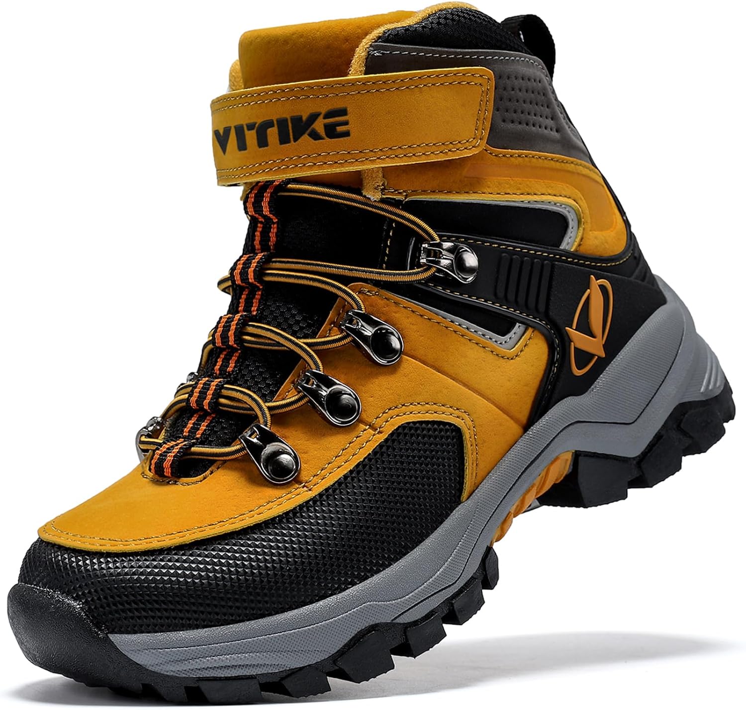 

Зимние теплые ботинки Littleplum для мальчиков, противоскользящие походные ботинки, ботильоны для детей, желтый