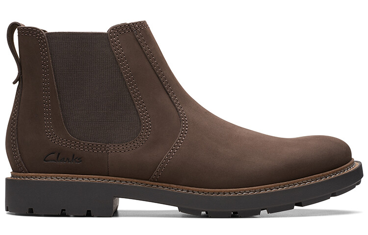 Ботинки женские Clarks Craft Dale 2 на каблуке, темно-коричневый — фото 2