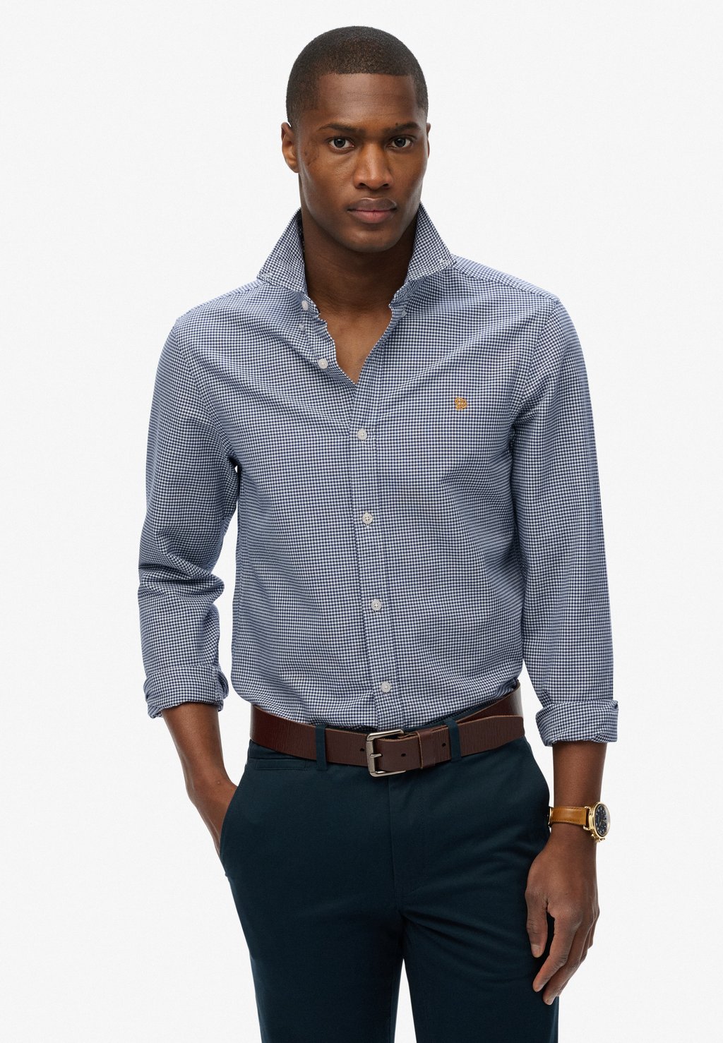 

Рубашка CLASSIC OXFORD LONG SLEEVE Superdry, синий