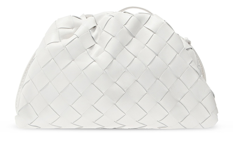 

Сумка через плечо из телячьей кожи белая Bottega Veneta