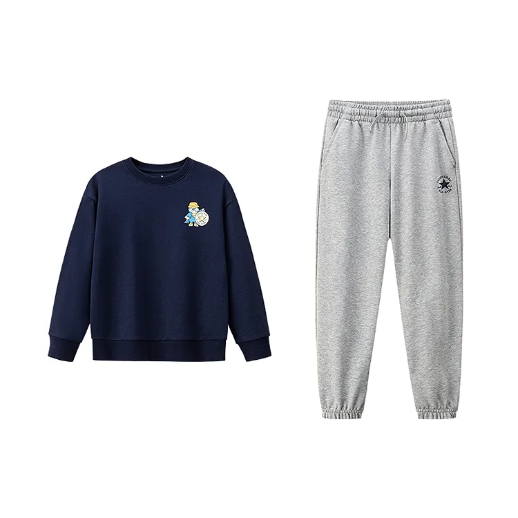 Casual Sportswear 2 Piece Set Kids' Converse, темно- — фото 3