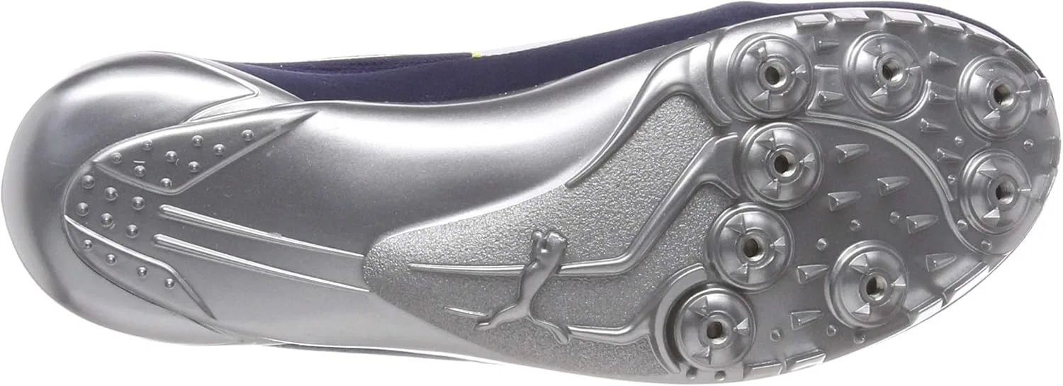 Кроссовки для легкой атлетики PUMA Evospeed Netfit Sprint 2 унисекс, Blazing Yellow Peacoat White — фото 4