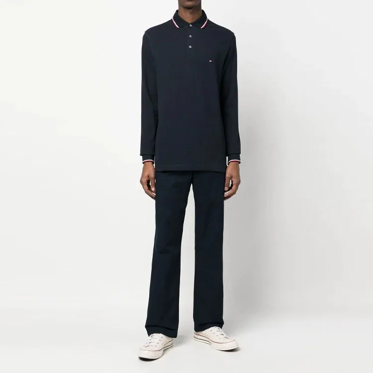 Поло мужское Midnight Blue Tommy Hilfiger — фото 3