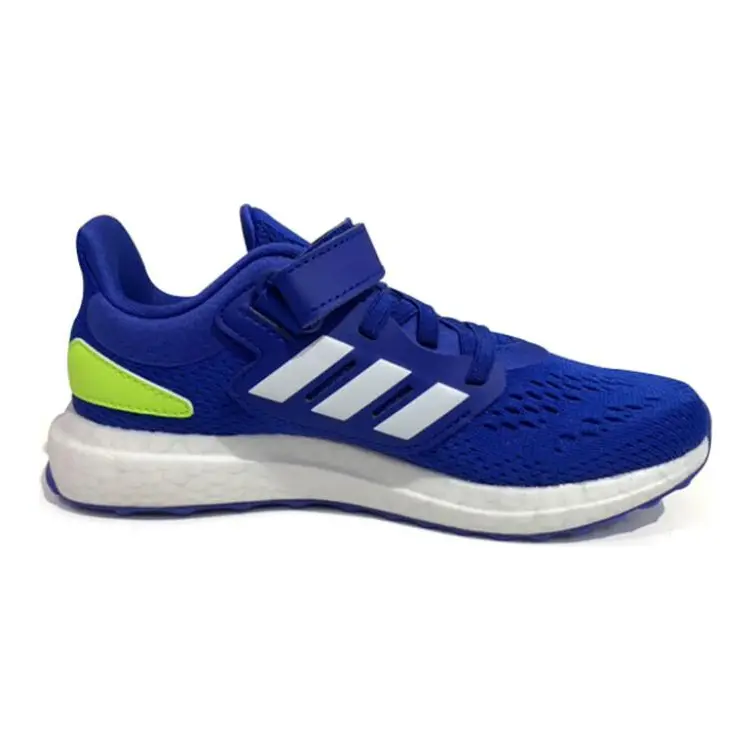 Антискользящие износостойкие низкие детские кроссовки бирюзовые Kids' Adidas, сине-зеленые — фото 2