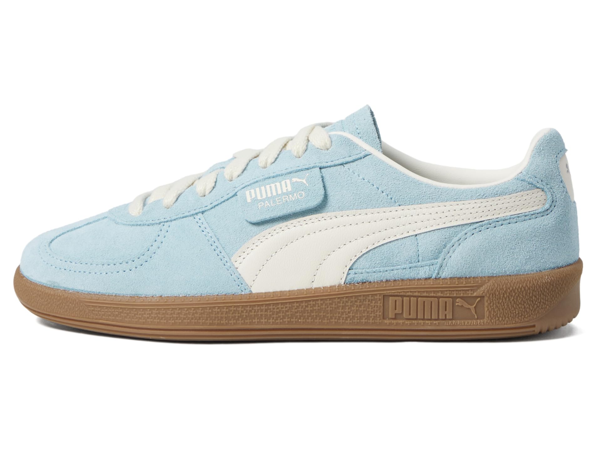 Кроссовки PUMA Palermo Shoes, Turquoise Surf/Pristine/Gum — фото 4